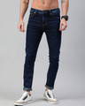 Shop Blue Ryan 3d Tapered Slim Fit Jeans-Front