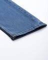 Shop Blue Scott Knitted Tapered Slim Fit Jeans