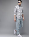 Shop Cotton Linen Button Down Shirt-Full