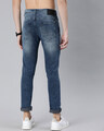 Shop Blue Ross Knitted Tapered Slim Fit Jeans-Design
