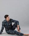 Shop Men Pure Cotton Printed Nightsuit(Tbh Cali Bl)-Full