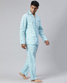 Shop Men Pure Cotton Printed Nightsuit(Tbh Ester Bl)-Full