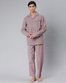 Shop Men Pure Cotton Printed Nightsuit(Tbh Taurus Mr)-Front