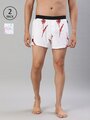 Shop Pack of 2 Men's White All Over Printed Knited Boxers-Front