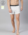 Shop Pack of 2 Men's Multicolor Printed Knited Boxers-Front