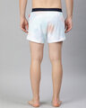 Shop Pack of 2 Men's White & Blue Printed Knited Boxers-Design