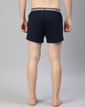 Shop Pack of 2 Men's White & Blue Printed Knited Boxers-Full