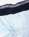 Shop Pack of 2 Men's White & Blue Printed Knited Boxers