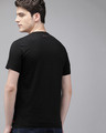 Shop Printed Men Round Neck Black T-Shirt-Design