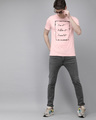 Shop Printed Men Round Neck Pink T-Shirt-Full