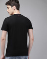 Shop Solid Men Round Neck Black T-Shirt-Design