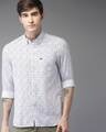 Shop Cotton Linen Button Down Shirt-Front