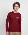 Shop The Best is Yet to Come Full Sleeve T-Shirt Scarlet Red-Front