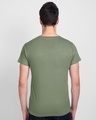 Shop The Best Way Out Half Sleeve T-Shirt Moss Green-Design
