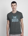 Shop The boss Half Sleeve T-Shirt-Front