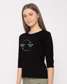 Shop The Circle Of Money Round Neck 3/4th Sleeve T-Shirt-Design