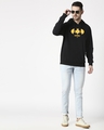 Shop The Dark Knight 2.0 Stylised Panel Hoodie Sweatshirt (BML)-Full