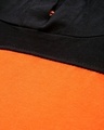 Shop Blue And Orange Colourblocked Knitted T Shirt Dress-Full