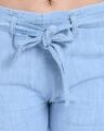 Shop Women's Light Blue Medium Wash 4 Pocket Mid Rise Jeans