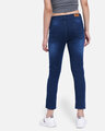 Shop Women's Navy Blue Dark Wash Jeans-Design