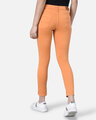 Shop Orange Coloured Wash Jeans-Full