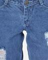 Shop Women's Blue Color 4 Pocket Mid Rise Jeans
