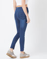 Shop Women's Blue Medium Wash 4 Pocket Mid Rise Jeans-Design