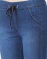 Shop Women's Blue Medium Wash 4 Pocket Mid Rise Jeans