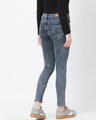 Shop Women's Grey Medium Wash 5 Pocket Mid Rise Jeans-Design