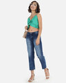 Shop Women's Medium Shade, Light Fade Blue Jeans-Full