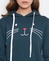 Shop Cute Paw Sweatshirt in Blue