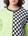 Shop Chess Board Sweatshirt in Green
