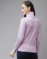 Shop Turtleneck Sweatshirt in Purple-Design