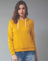 Shop Women's Yellow Game Strong Hoodie-Front