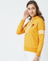 Shop Rose Embroidered Sweatshirt in Yellow-Full