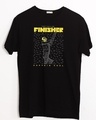 Shop The Finisher MSD Half Sleeve T-Shirt Black-Front