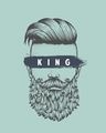 Shop The King Of Beards Half Sleeve T-Shirt