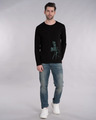 Shop The Night Batman Full Sleeve T-Shirt (BML)-Design
