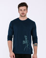 Shop The Night Batman Full Sleeve T-Shirt (BML)-Front