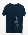 Shop The Night Batman Half Sleeve T-Shirt (BML)-Front