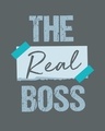 Shop The real boss Boyfriend T-Shirt-Full