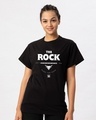Shop The Rock Boyfriend T-Shirt (WWEL)-Front