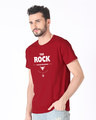 Shop The Rock Half Sleeve T-Shirt (WWEL)-Design