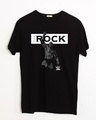 Shop The Rock Picture Half Sleeve T-Shirt (WWEL)-Front