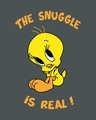 Shop The Snuggle Is Real Boyfriend T-Shirt (TWL)-Full