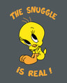 Shop The Snuggle Is Real Scoop Neck Full Sleeve T-Shirt (TWL)-Full