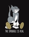 Shop The Struggle Is Real Half Sleeve T-Shirt (TJL )