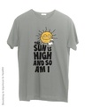Shop The Sun Is High Half Sleeve T-Shirt-Front