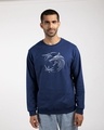 Shop The Witcher Emblem fleece Light Sweatshirts-Front