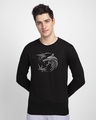 Shop The Witcher Emblem Full Sleeve T-Shirt-Front